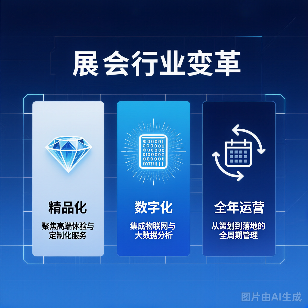 2026全球展会行业三大结构性变革：精品化、数字化、全年运营